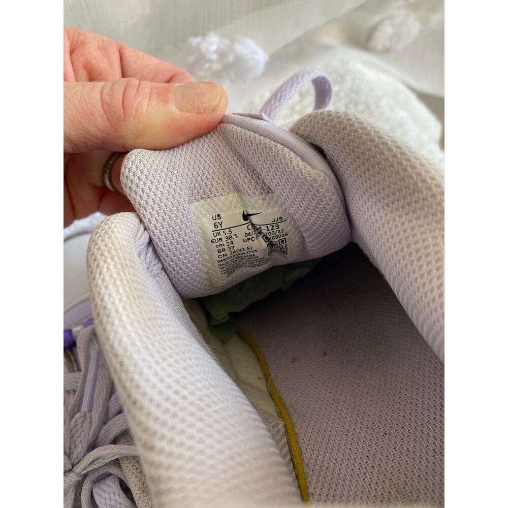Girls Purple Nike Air Max 90 Sneakers - Size 6Y - Picture 6 of 7